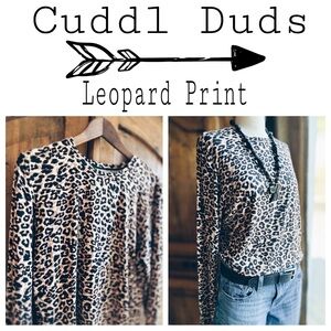 Cuddle Duds Leopard Print